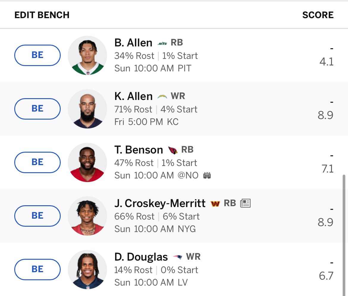 ShawnMCyr's tweet photo. Grade the squad. 12-team half PPR keeper league. Keepers were BJT, CMC, and Chase Brown. Lots of @HarrisFootball faves, obviously — and I was sniped one spot before I could take the Map Maker. Thoughts? https://t.co/XwTTY3iIRh