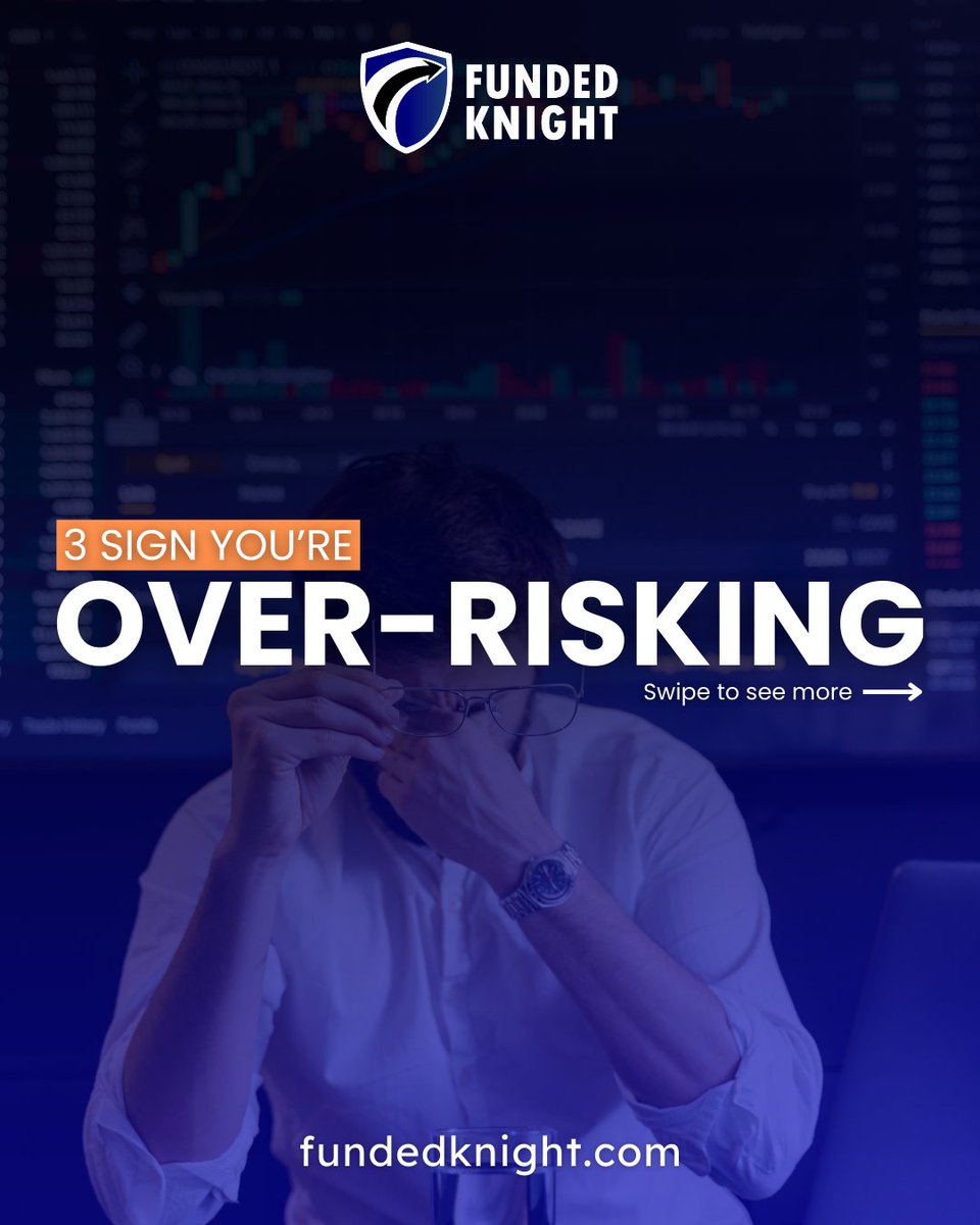 FundedKnight's tweet image. ⚠️ Over-risking ruins good trades. Spot the signs before it’s too late.

🔗 fundedknight.com

#RiskManagement #PropFirmTips #TradingTips #FundedKnight