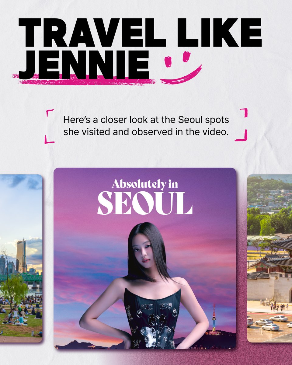 VisitSeoul's tweet image. Did you enjoy watching &apos;Absolutely in Seoul&apos; with JENNIE? 😘
Here’s a closer look at the Seoul spots she visited and observed in the video. 🚩

📍 Dongdaemun Design Plaza (DDP)
The heart of Seoul’s design, fashion, and cultural trends.

📍 Hangang Bus
A new water transportation…