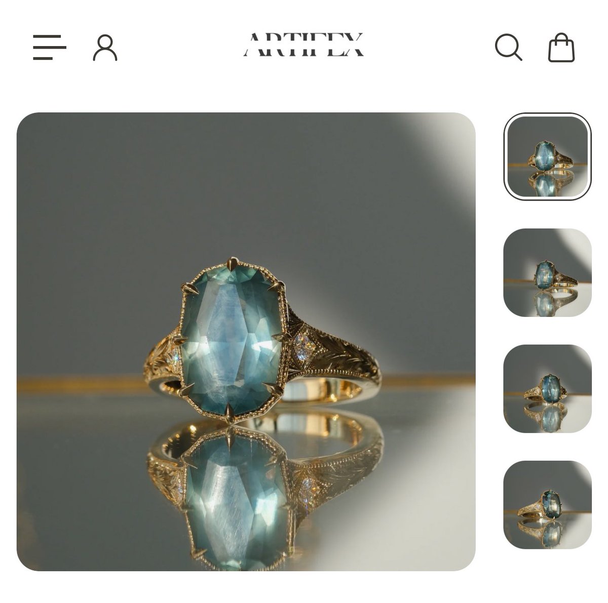 Taylor Swift’s engagement ring is either this or a modified version with diamond instead of sapphire