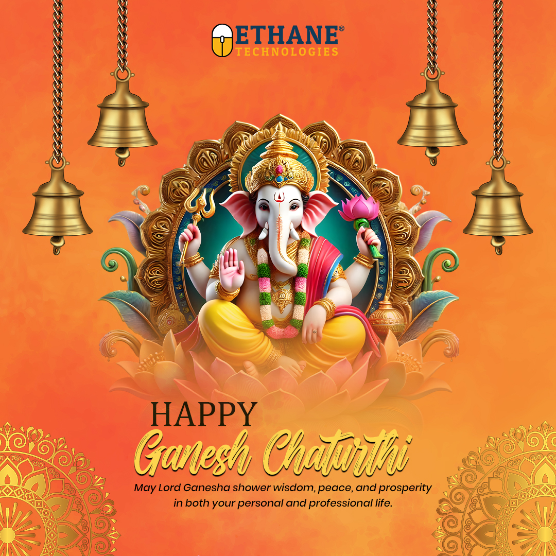 ethanewebtech's tweet photo. As we welcome Lord Ganesha, the remover of obstacles, may your path be filled with new beginnings and success. Happy Ganesh Chaturthi from the entire team!
.
.
.
#EthaneWebTechnologies #GaneshChaturthi #Ganesha #Ganpati #GanpatiBappaMorya #Festiva #GaneshChaturthi2025 https://t.co/8AvpQvDl2a