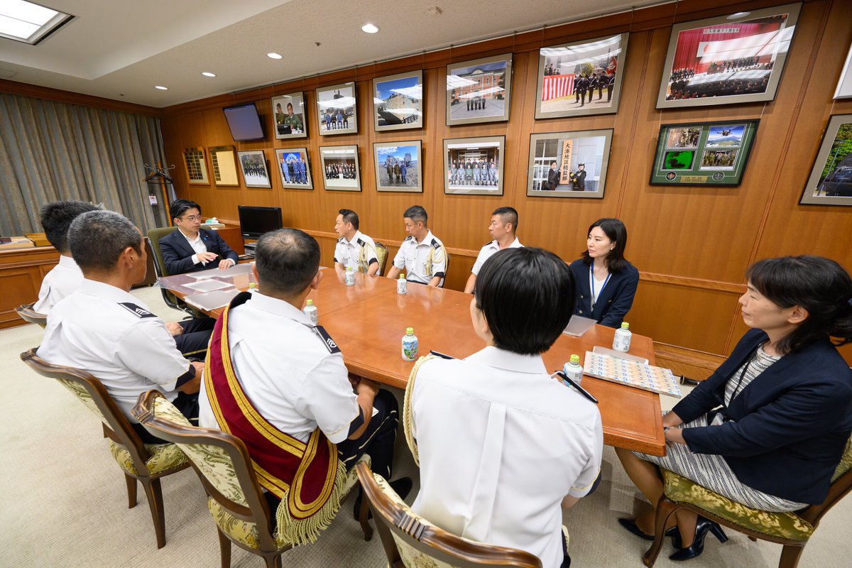 ModJapan_en's tweet image. On Aug 26, PVM Kaneko provided encouragement to #JGSDF band members being dispatched to Military Tattoo to celebrate Papua New Guinea’s 50th independence anniversary. They will fascinate PNG audience and show 🇯🇵🇵🇬 partnership through a joint performance with #PNGDF Military Band.