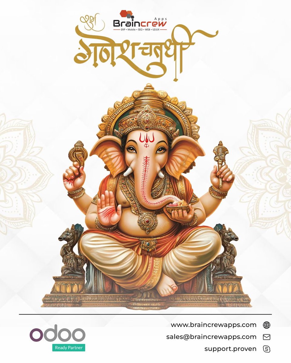 braincrewapps's tweet image. 🙏Wishing you a Happy #GaneshChaturthi! ✨
May Lord Ganesha bring wisdom, prosperity &amp;amp; success. 🌸
At #BraincrewApps, we believe in new beginnings &amp;amp; removing obstacles—just like Ganpati Bappa! 🚀

#FestivalVibes #GaneshChaturthi2025 #GaneshChaturthiSpecial #BraincrewApps