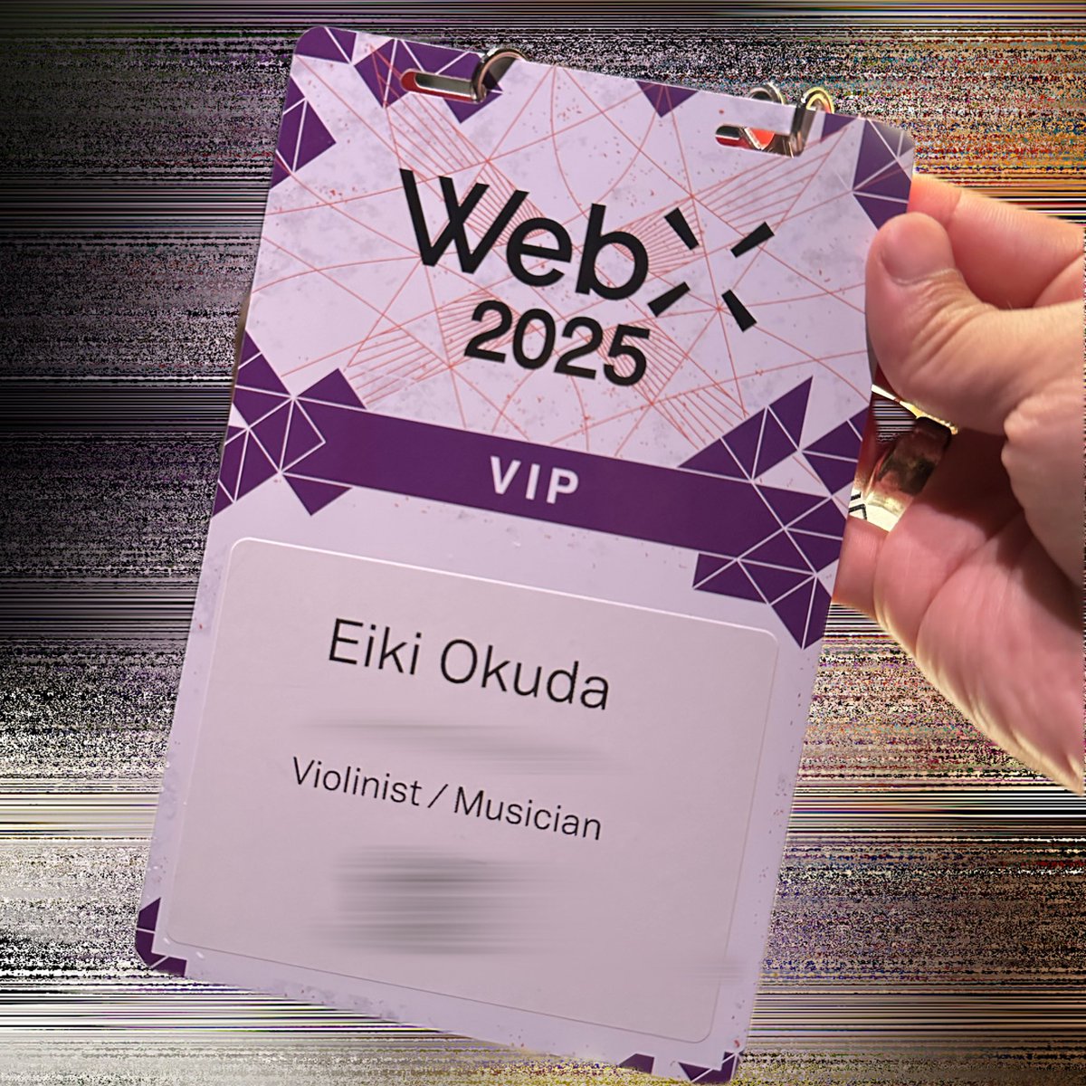 eikiviolin's tweet image. 【#WebX 2025🌏】

VIPご招待して頂き、参加させて頂きました。ありがとうございました！　

I was grateful to spend time today with leaders from politics and various companies—it was truly a wonderful experience.

#WebX2025
#violinist 🎻