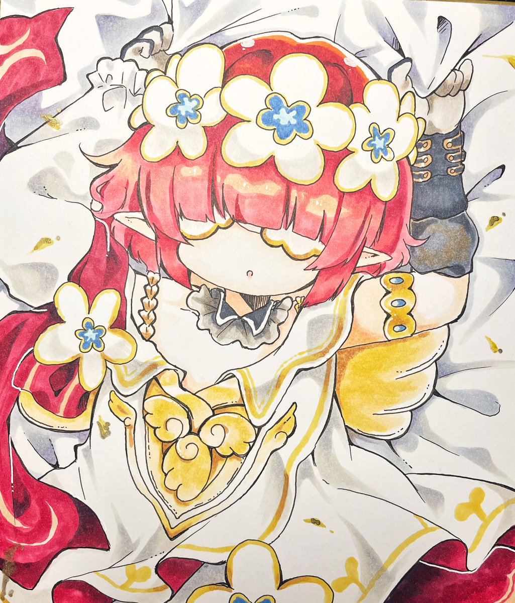 aoiro_seigi's tweet photo. 髪とリボン
無事完成　失敗しなくてよかった（特に髪 https://t.co/Ha9Bh5cOnK