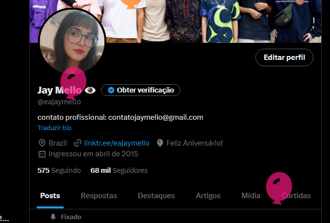 Os balão subindo ♥ eeeeee