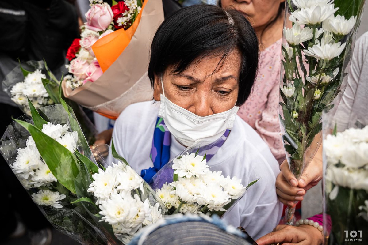 ป้าอัญชัน ออกมาแล้วครับ .
#ยกเลิก112
Cr.The 101. world