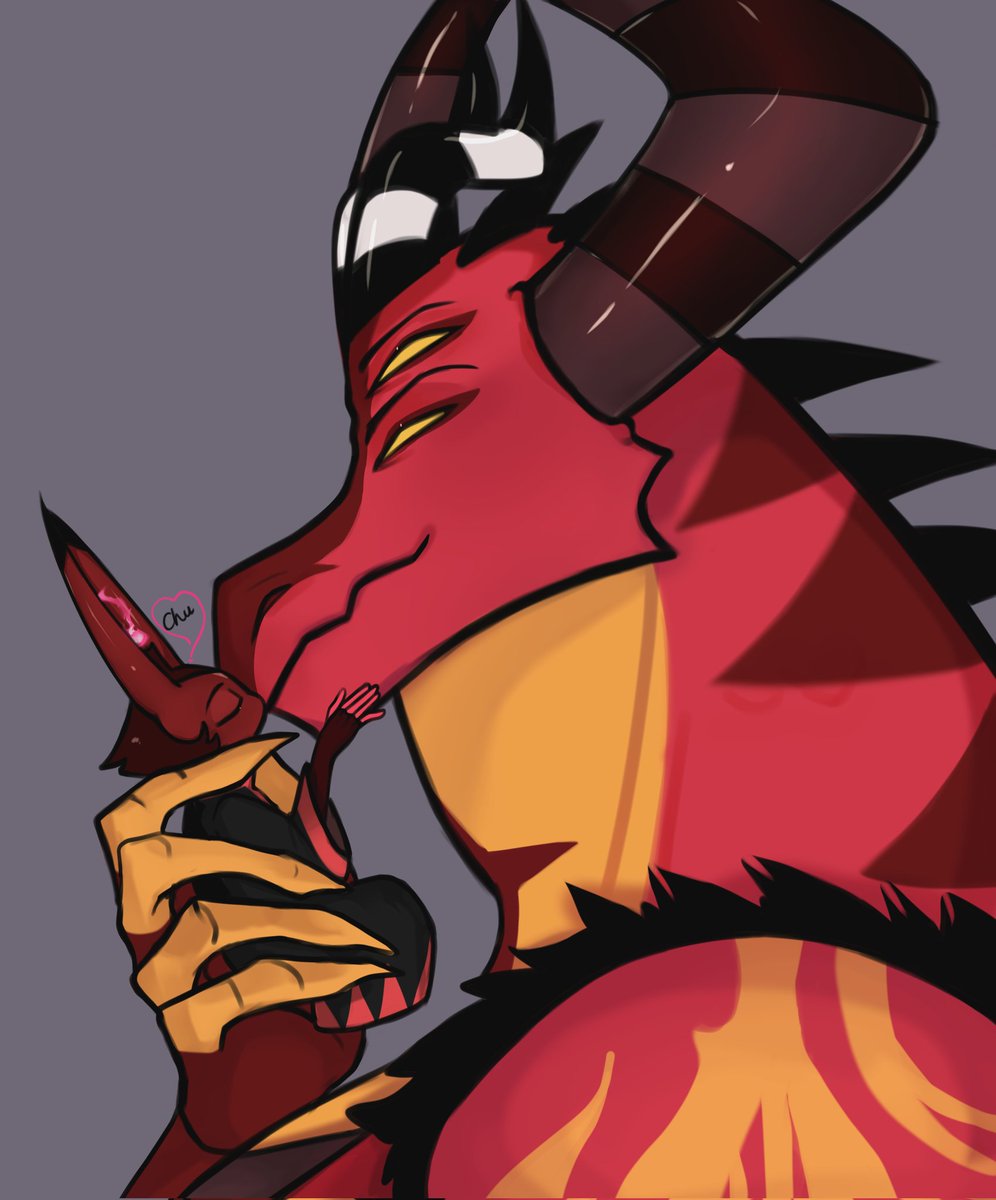 Tiny kisses💋

#HelluvaBoss 
#HelluvaBossYogirt
#HelluvaBossSatan
#HelluvaBossFanart