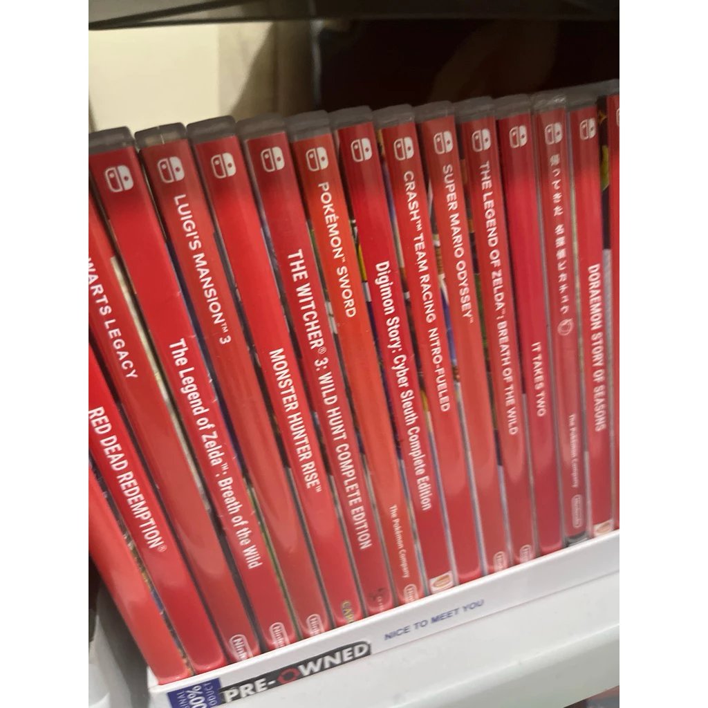 #WTS

Mario Kart
Mario Odyssey
Mario Wonder
Luigi Mansion 3 &amp; 2 HD
Zelda BOTW
Zelda TOTK
Animal Crossing
Pokemon Detective Pikachu
Hogwarts Legacy

shopee.co.id/shop/36173429?…