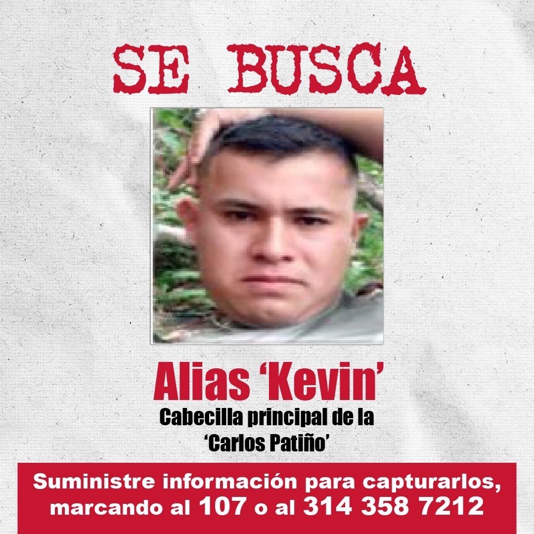 Segundo cabecilla de la columna Carlos Patiño con presencia en el Micay, se entrega al ejército. 

Un número aun no determinado del grupo armado privado de Iván Mordisco en el Guaviare, cae en combate con el ejército. A esta hora mandaron campesinos a rodear al ejército para