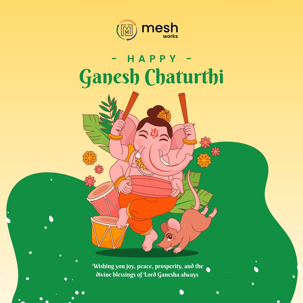 MESHsourcing's tweet image. This Ganesh Chaturthi, may Lord Ganesha bless the manufacturing world with wisdom, prosperity, and new beginnings.

MESH Works wishes everyone a joyful and prosperous Ganesh Chaturthi!

#GaneshChaturthi #MESHWorks #FestiveWishes #NewBeginnings #Prosperity #ManufacturingExcellence