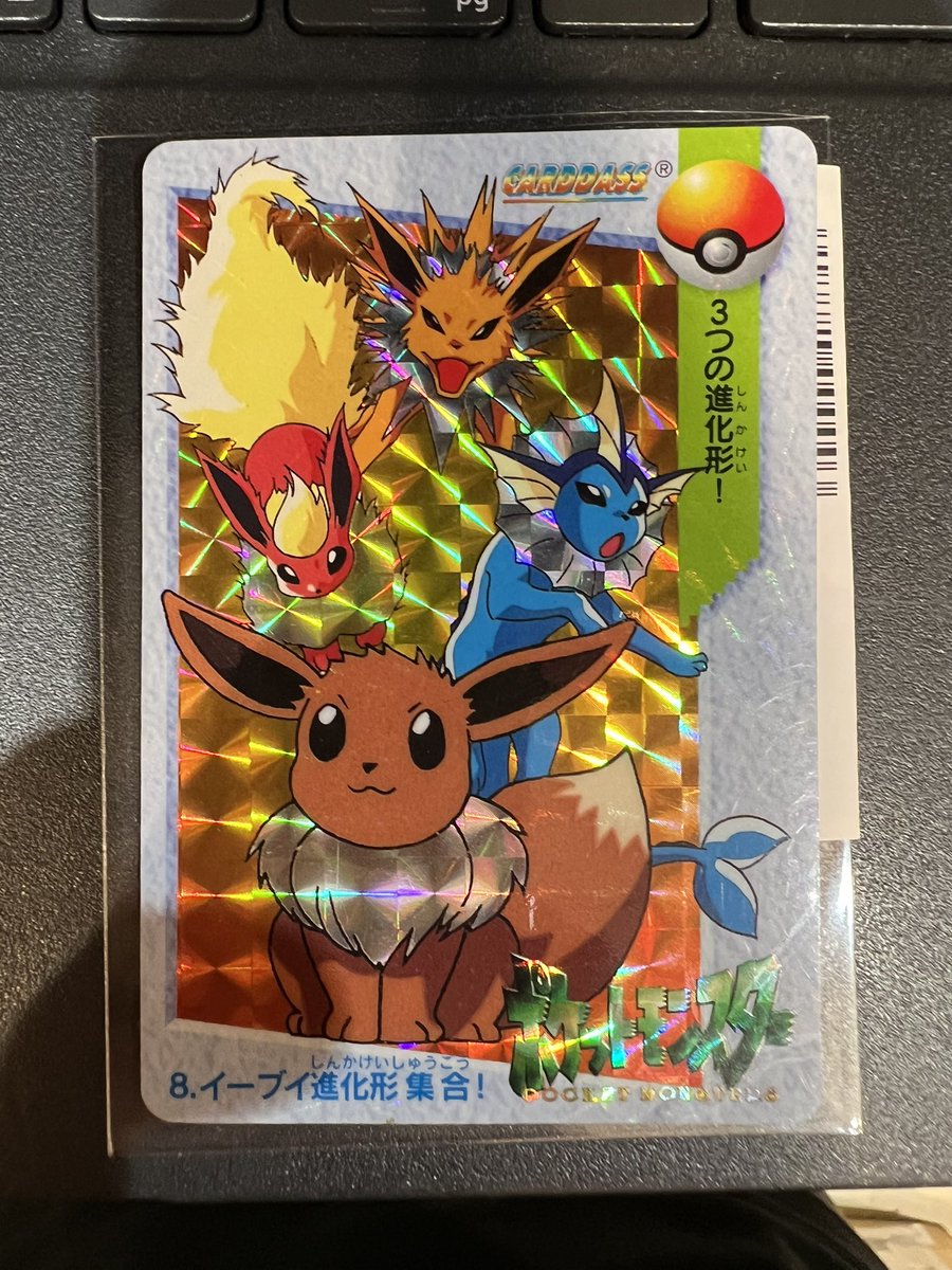 ポケモンカードダス イーブイ進化形集合！ 希少 ポケモンカードダス 8