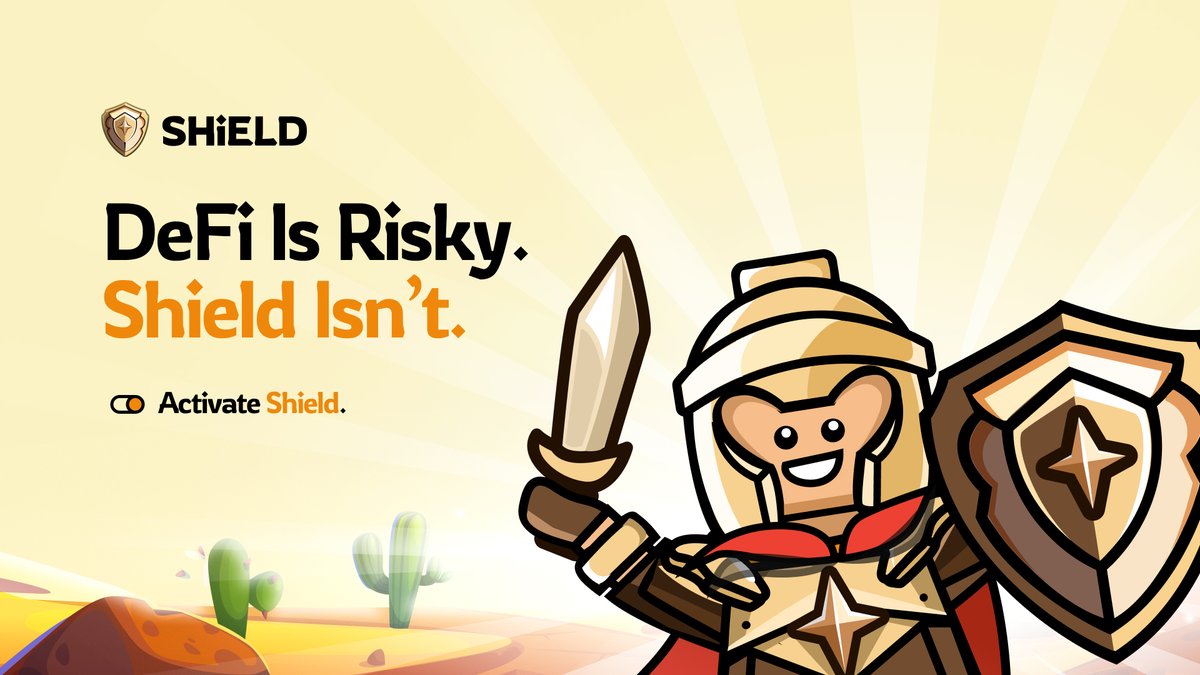 ShieldProtocols's tweet image. Here’s the game:
You farm.
You stake.
You take risks.
Shield Protocol makes sure those risks don’t nuke your portfolio.