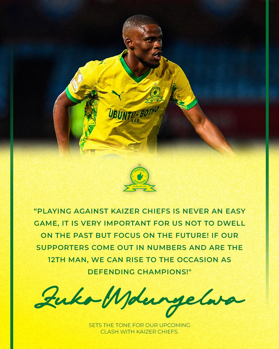 BlackMarco Sports Clothing (@blackmarcosc) on Twitter photo Masandawana family, tonight we march once again, this time to the iconic FNB Stadium as <a href="/Masandawana/">Mamelodi Sundowns FC</a> take on <a href="/KaizerChiefs/">Kaizer Chiefs</a> in a highly anticipated Betway Premiership clash.
We call on every supporter to arrive early at least one hour before kick-off so that we can paint the Masandawana family, tonight we march once again, this time to the iconic FNB Stadium as <a href="/Masandawana/">Mamelodi Sundowns FC</a> take on <a href="/KaizerChiefs/">Kaizer Chiefs</a> in a highly anticipated Betway Premiership clash.
We call on every supporter to arrive early at least one hour before kick-off so that we can paint the