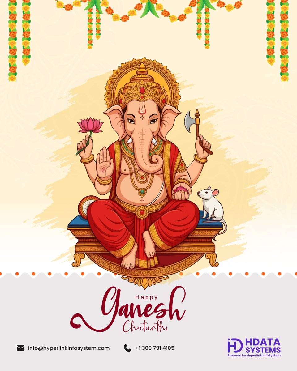 HDataSystems's tweet image. May Lord Ganesha&apos;s blessings bring success and prosperity to your endeavours. Happy Ganesh Chaturthi!

#hdatasystems #ganeshchaturthi #ganesha #happiness #blessed