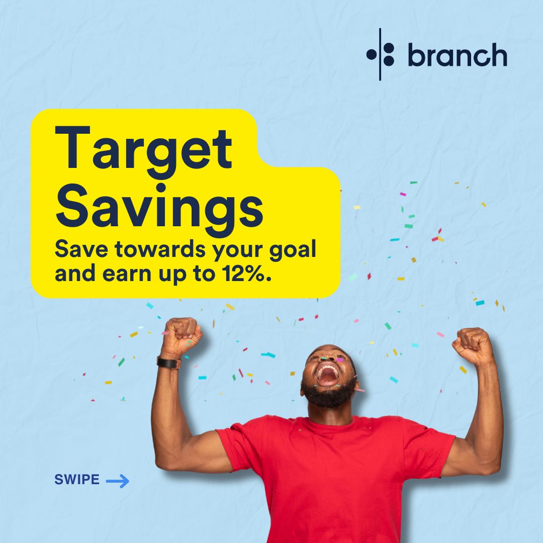 branch_mfb's tweet image. Let your savings earn for you. With Branch savings, you earn up to 14% p.a. Choose the option that fits your needs and get started today:
🔐Up to 14% on Fixed Savings
🎯12% on Target Goals
💰3% on Flexi — withdraw anytime
#BranchKE #Savings #SmartMoneyMoves