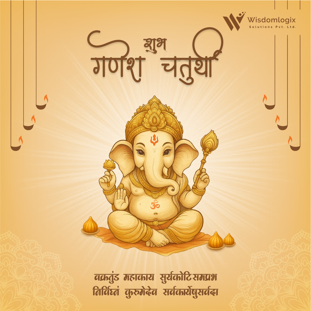 wisdomlogix's tweet photo. On this auspicious occasion of Ganesh Chaturthi, we pray that Lord Ganesha brings wisdom, prosperity, and success into your lives. 🙏

Happy Ganesh Chaturthi from all of us at Wisdomlogix! 

#Ganesh #GaneshChaturthi #GanpatiBappaMorya #FestiveGreetings #Wisdomlogix #Prosperity https://t.co/XbWBL3hIrw