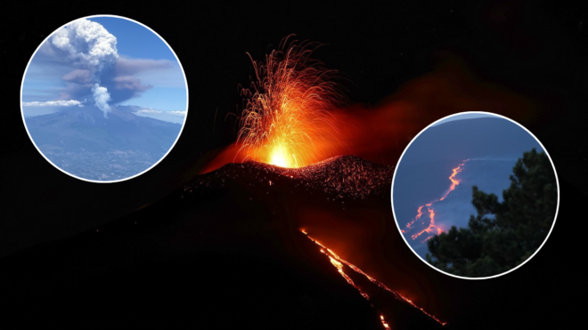26. 8. 2025 - Na Sicílii to od pondělního večera pořádně duní – Etna začala chrlit obrovské sloupy popela a dýmu. Italská a francouzská média informují, že úřady dokonce vyhlásily nejvyšší stupeň pohotovosti pro leteckou dopravu. evropa2.cz/clanky/zivot/s…