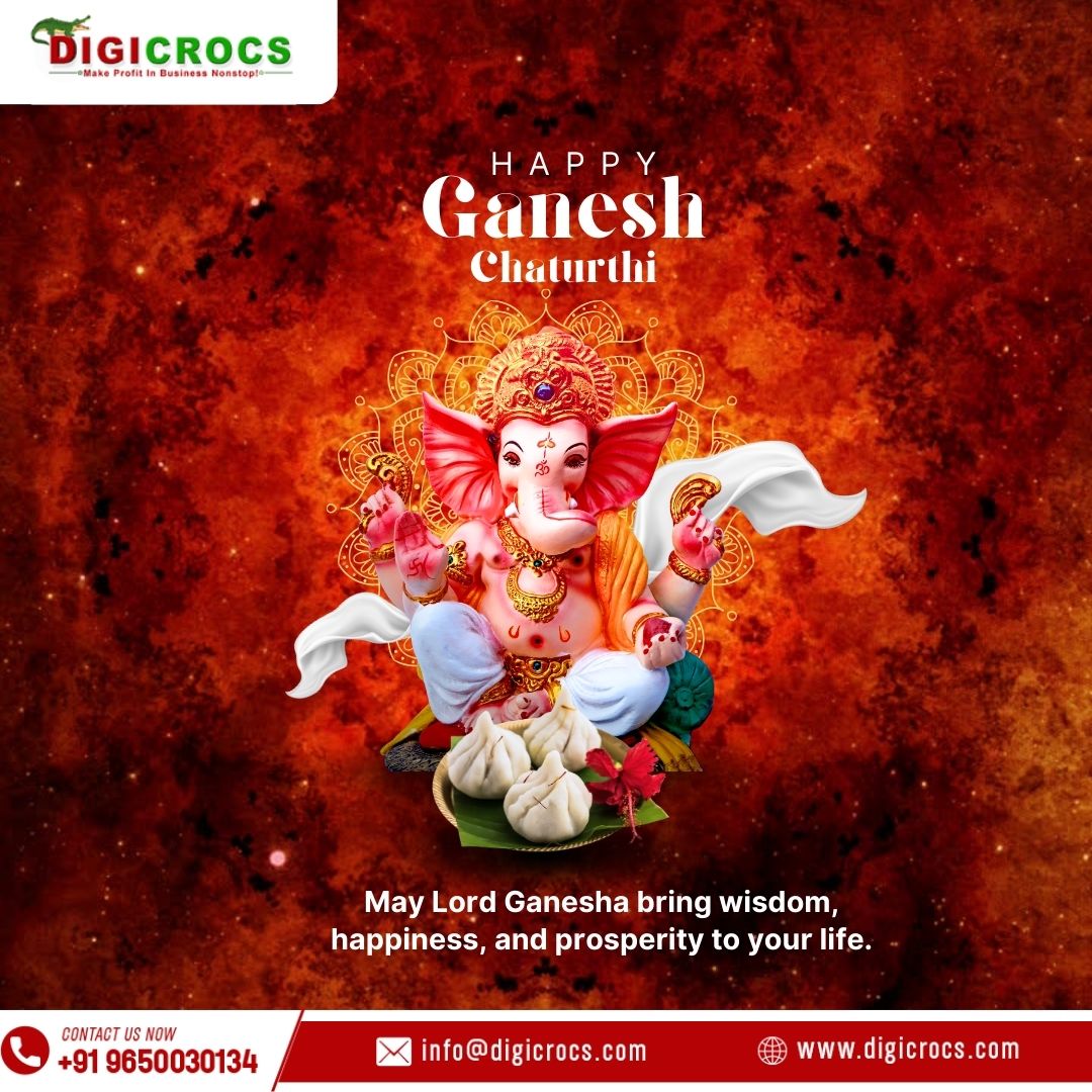 digicrocs's tweet image. On this Ganesh Chaturthi, let us welcome Lord Ganesha with devotion, positivity, and joy. May His presence remove obstacles and shower prosperity in every step of your life. 🌺

#GaneshChaturthi2025 #GanpatiFestival #FestivalVibes #GaneshBhakti #EcoFriendlyGanpati