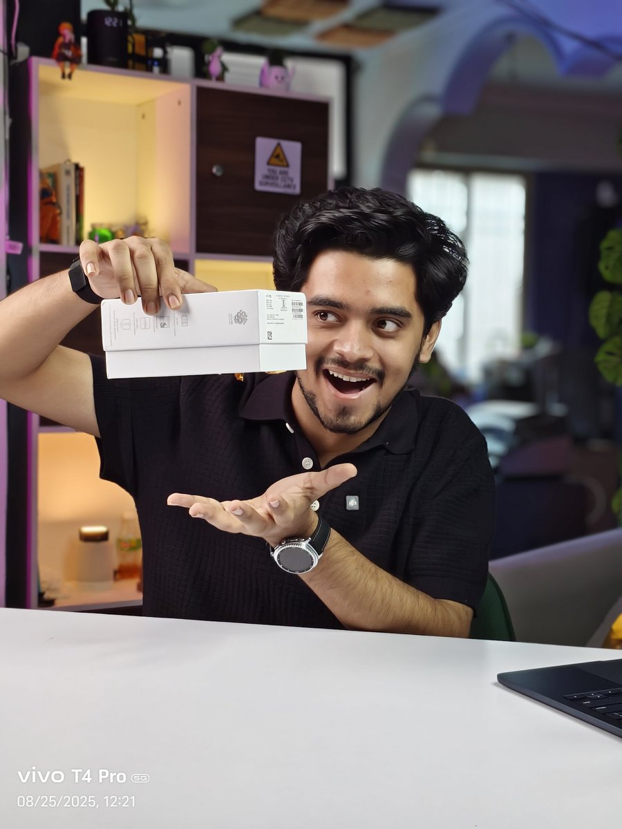 digidoty's tweet image. T4 series is now complete with the launch of T4 Pro. Check out the photo samples.
Starting at
8GB + 128GB: ₹27,999
Specs:
6.78" AMOLED 144Hz
Dimensity 8300 Ultra
50MP OIS + 8MP + 2MP
32MP front
5000mAh
120W fast charging
Detailed review: youtu.be/6G78zvdx3mE?si…
#vivo #t4pro