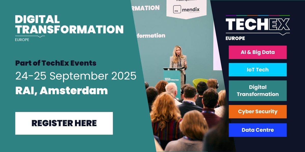 InfoComResearch's tweet image. From AI to automation, hybrid cloud to sustainable strategy, @DigitalTWeek 𝗘𝘂𝗿𝗼𝗽𝗲 𝟮𝟬𝟮𝟱 covers it all. 

𝟮𝟰–𝟮𝟱 𝗦𝗲𝗽𝘁 | 𝗥𝗔𝗜 𝗔𝗺𝘀𝘁𝗲𝗿𝗱𝗮𝗺 
For digital leaders across finance, retail, health, gov &amp;amp; more.
digitaltransformation-week.com/europe/