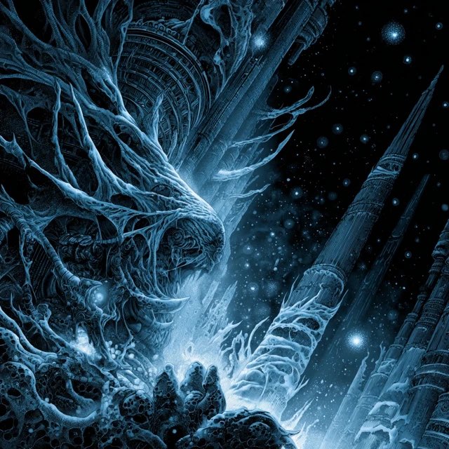 DarkartNao's tweet photo. 👁️ A surreal vision of Búri.
Half-god, half-machine, born from frozen darkness.
A chilling tribute to Norse mythology in a biomechanical style. ⚙️❄️
#HRGigerStyle #DarkArt #NorseMythology #BiomechanicalArt #SurrealHorror #FantasyDarkArt #MythologyReimagined #Buri https://t.co/daxdwWerNe