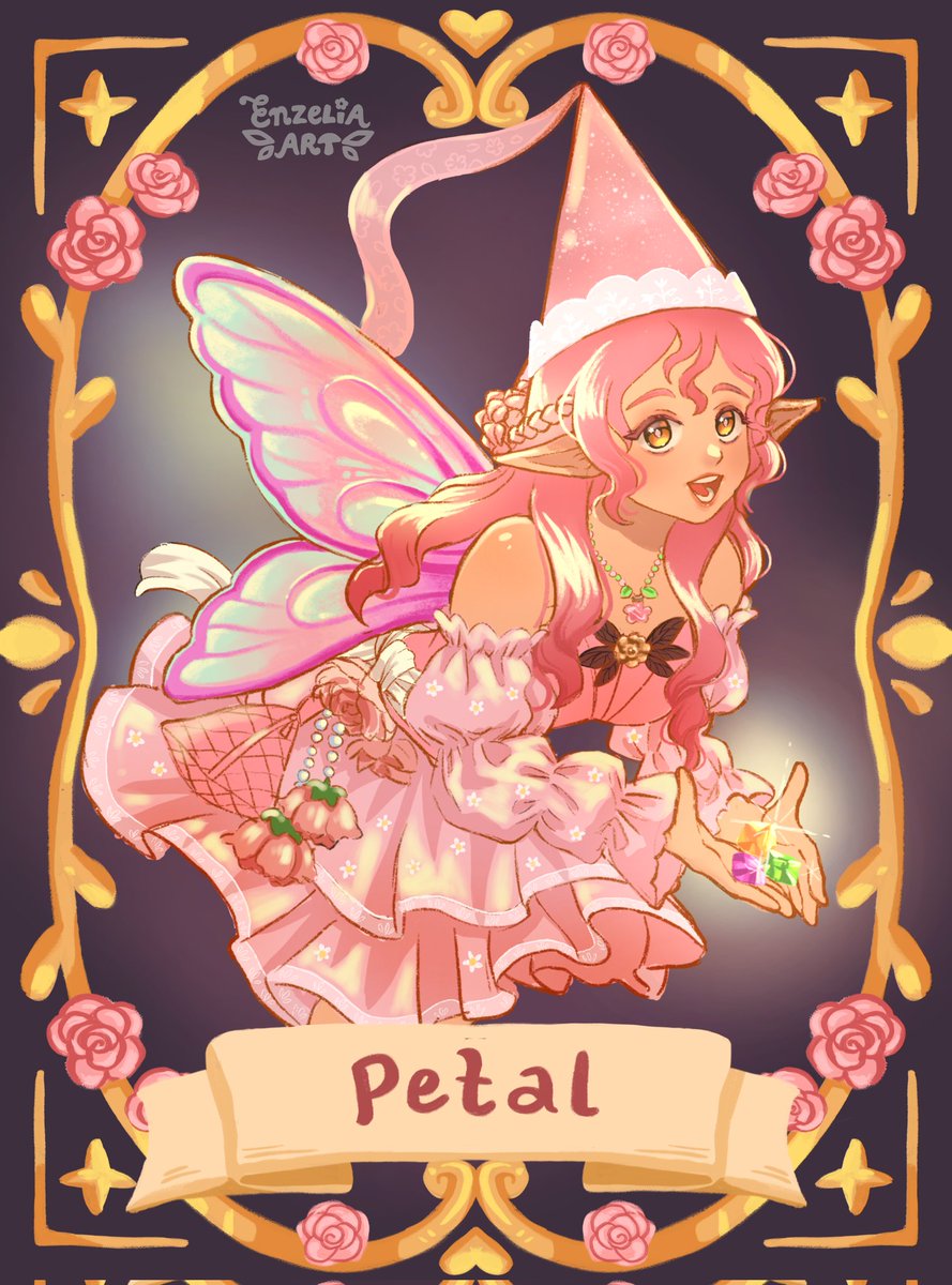 Went to a LARPing event with my friend <a href="/ayinvui/">yiyin⁷♡🌸✨️ vgen comms open!</a> 🌸🍀 and this is their OC. So adorable I just had to draw them hihi 🌸🩷