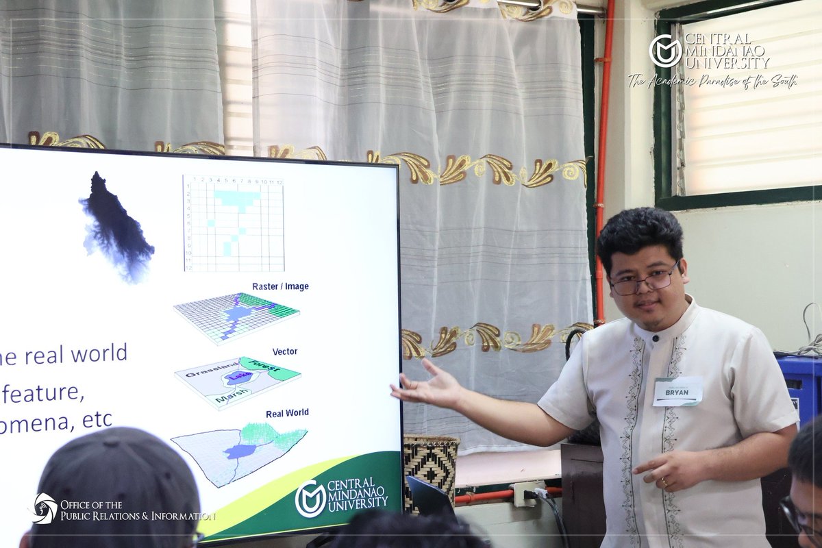 CMUofficial's tweet photo. Center for Geomatics Research and Extension in Mindanao (GeoMin) at CMU is hosting a two-day training on the Basics of Geographic Information System (GIS) at the College of Forestry and Environmental Science, GeoMin Center Conference Room, from August 26 to 27, 2025. https://t.co/uX7eT3buWY