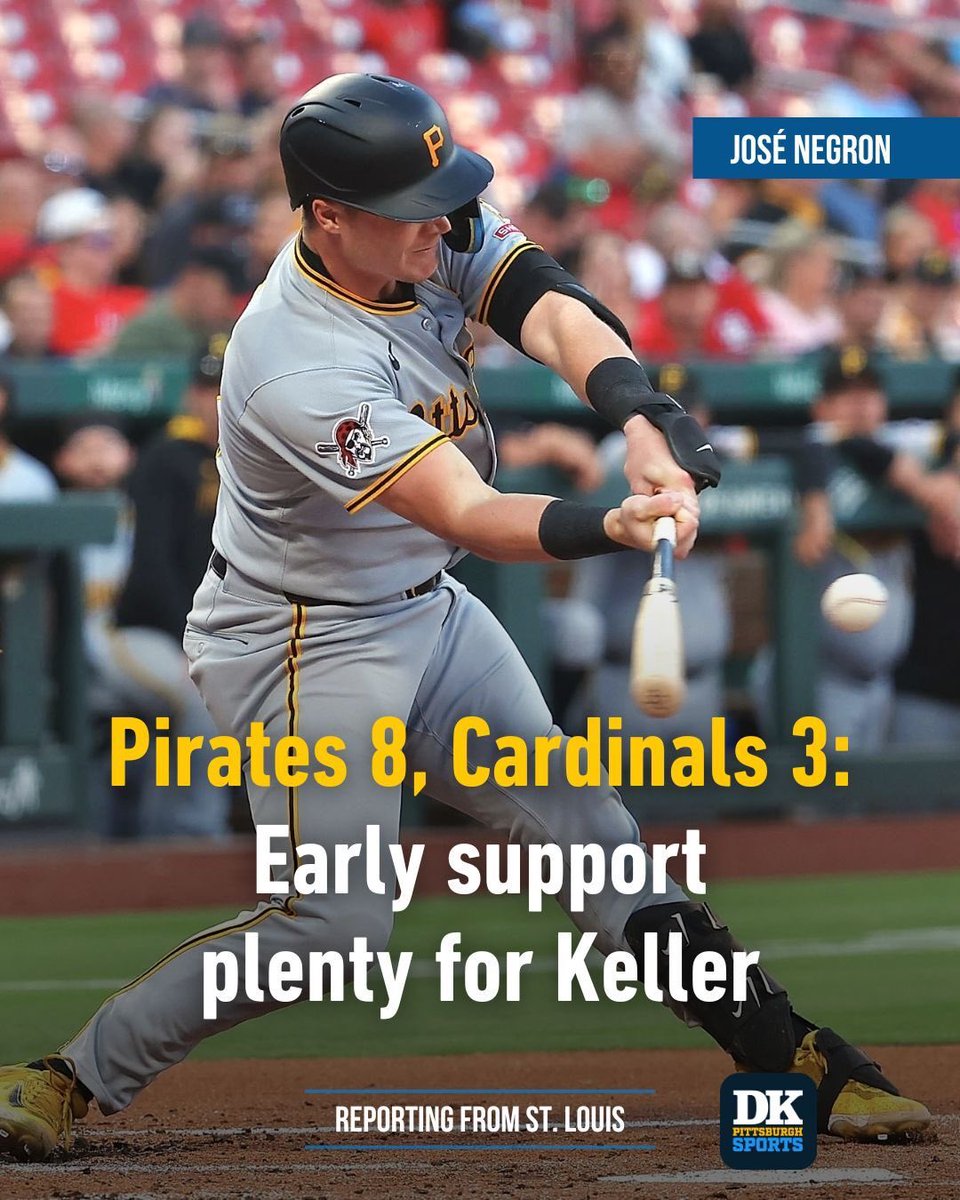 Henry Davis played a role in the Pirates’ early offensive success, which complemented a quality start from Mitch Keller in Tuesday night’s win over the Cardinals. 

<a href="/JNegronPGH/">José Negron</a>’s coverage from St. Louis: dkpittsburghsports.com/team/pirates/f…