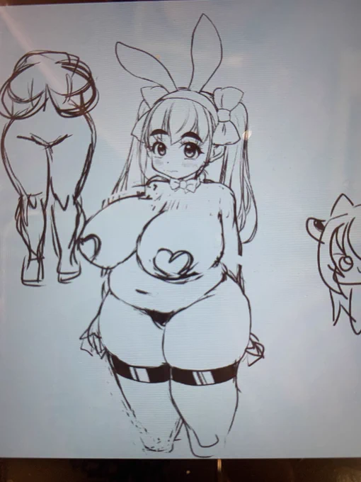 お絵描きリレー 身体はデカ氏、顔は俺氏( `ᾥ' ) エロい( `ᾥ' )