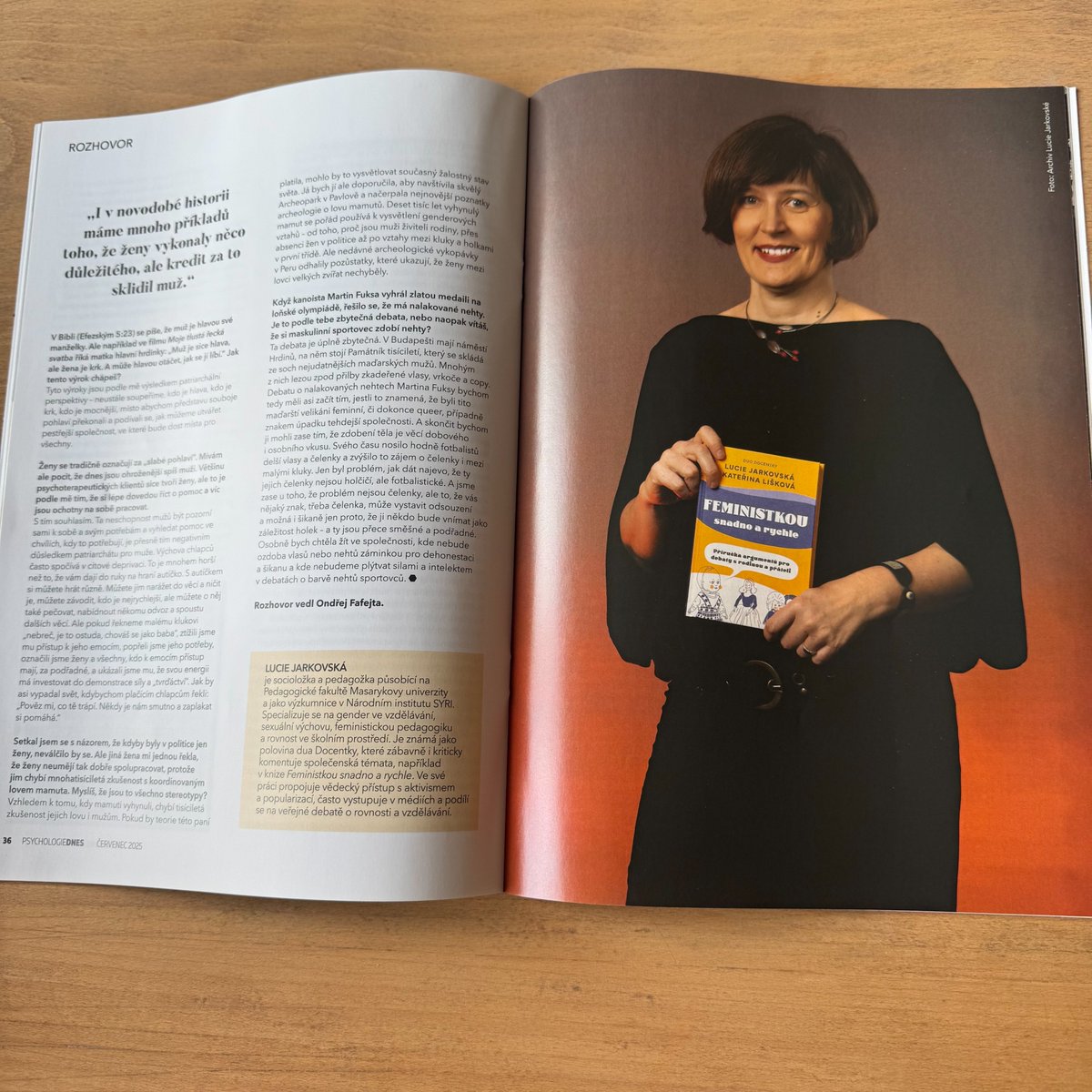 V letním čísle časopisu Psychologie dnes vyšel rozhovor s vědkyní #SYRI Lucií Jarkovskou z <a href="/muni_cz/">Masarykova univerzita</a>. Pokud jste ho nestihli sehnat v tištěné podobě, dá se přečíst také online: 1url.cz/@psychologie-d… - doporučujeme 👍

#NGEU