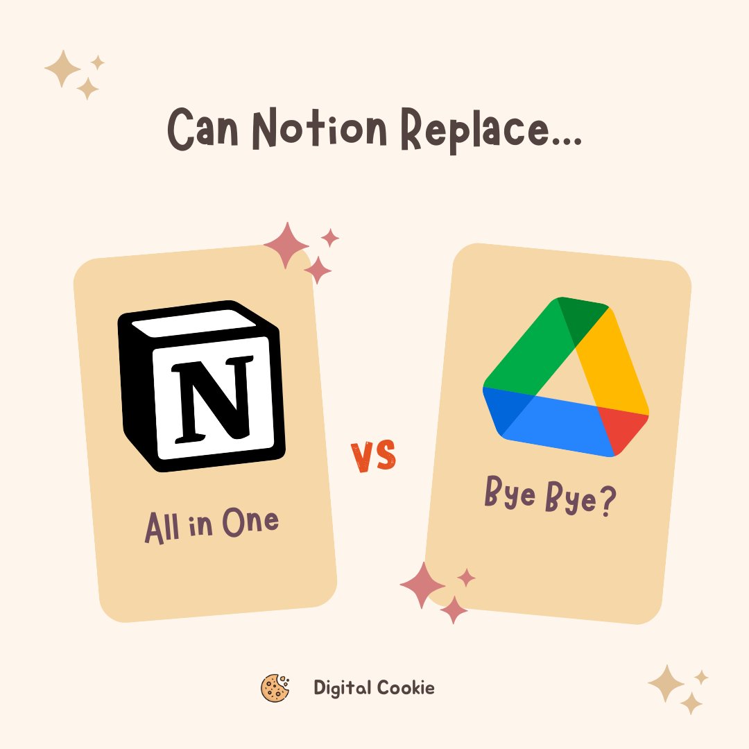 thomas_yang1's tweet image. Can Notion replace Google Drive? Short answer: No.

While both are great for managing information, they serve different purposes. Trying to use one for everything can lead to frustration. Here’s a quick breakdown of why they&apos;re not interchangeable.

#notion #googledrive