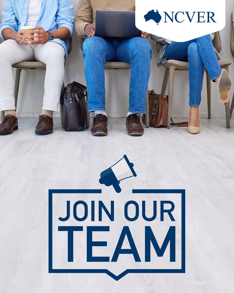 NCVER is changing to meet the future needs of the VET sector. New roles in data, insights &amp; engagement are now open! Applicants are invited from Canberra, Melbourne, Sydney &amp; Adelaide. Hybrid options available. 

Explore vacancies 👉 loom.ly/JBcAS_I