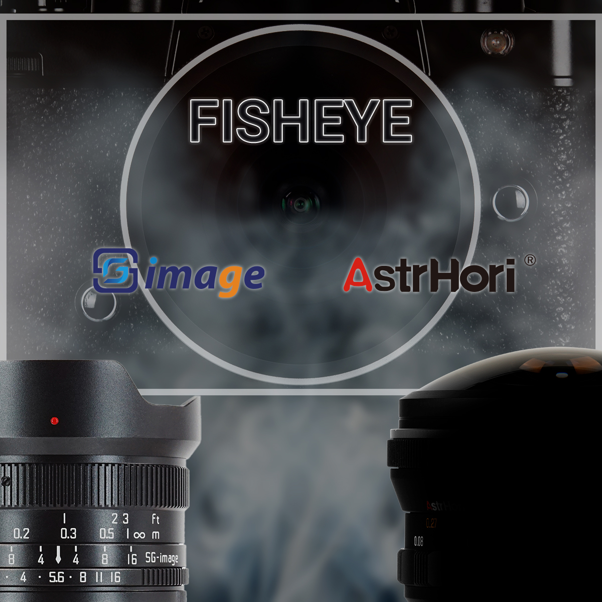 🐟魚眼レンズWAVEが止まらない part2…🌊
「SG-image 7.5mm F2.8 FISHEYE」に続き、今度は AstrHori が登場！

第2弾はいよいよ明日、発売開始📸✨

#2ndfocus #SGimage #AstrHori #新発売 #魚眼レンズ #FishEye