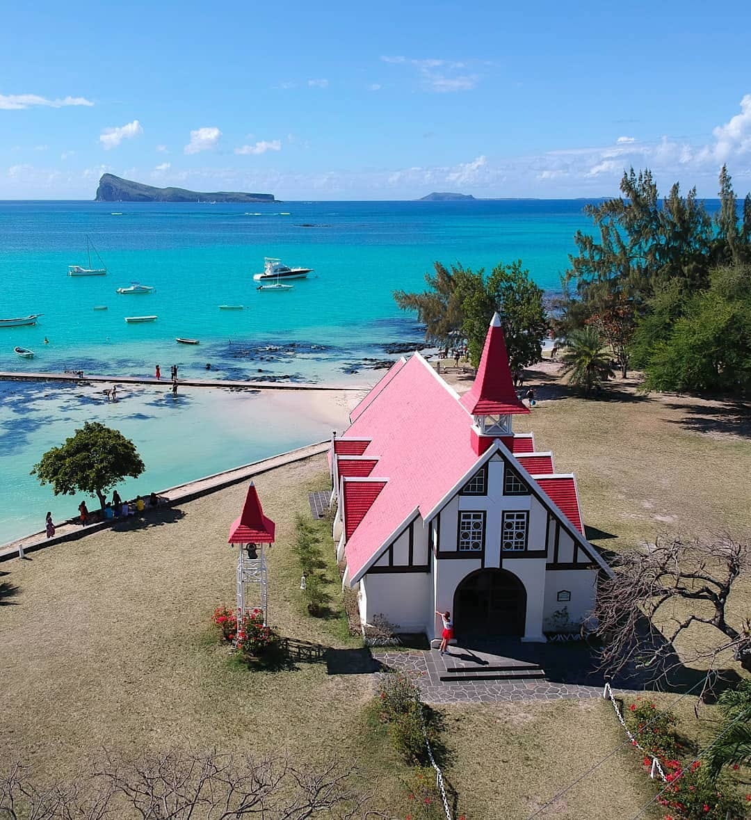 Wednesday vibes in Mauritius 
Cap Malheureux on the north coast of the Island