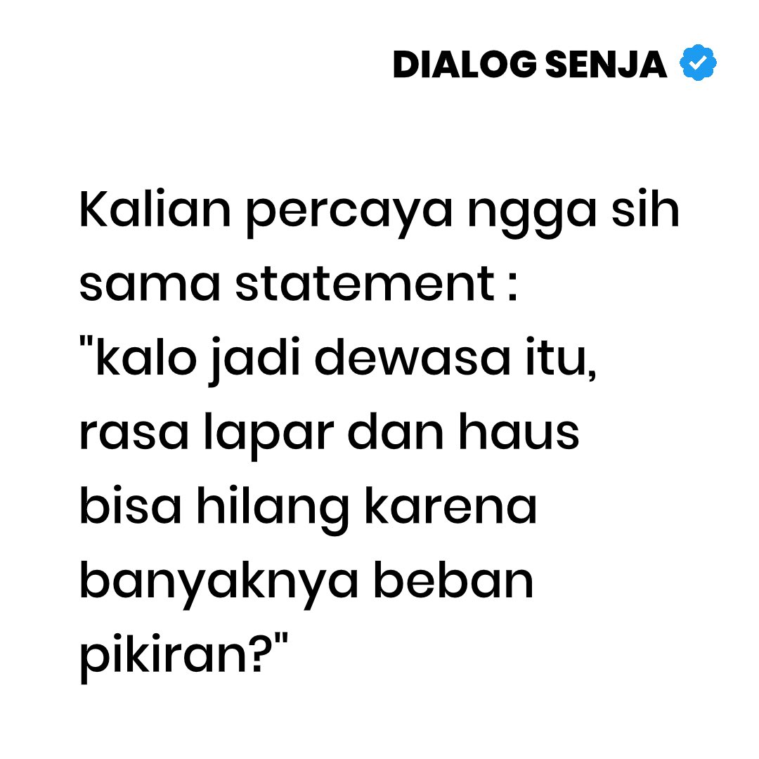 Dialog Senja (@dialogsenja__) on Twitter photo 