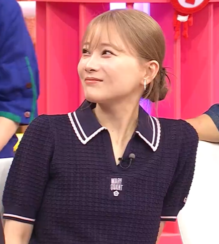 Perushu × MLB モヘアタッチボーダーニット　重盛さと美さん着用モデル Perushu × MLB モヘアタッチボーダーニット 重盛さと美さん着用モデル