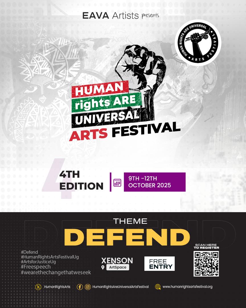 Kuchu Times Media Group | KTMG (@kuchutimes) on Twitter photo Join <a href="/eavisualarts/">East Africa Visual Artists-EAVA Artists</a> at the Human Rights Are Universal Arts Festival! 4th Edition, Oct 9-12, 2025. Four days of amazing art, music and expression. Let's #DEFEND human rights through art! Free entry! 🎨 Join <a href="/eavisualarts/">East Africa Visual Artists-EAVA Artists</a> at the Human Rights Are Universal Arts Festival! 4th Edition, Oct 9-12, 2025. Four days of amazing art, music and expression. Let's #DEFEND human rights through art! Free entry! 🎨