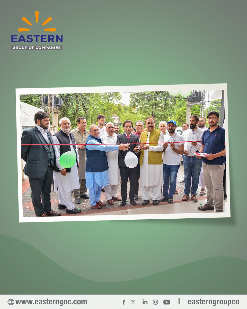 easterngroupco's tweet image. Eastern Group commemorated Pakistan’s 78th Independence Day with a dignified ceremony at our landmark Eastern Tower in Lahore.💚🤍

We had the privilege of hosting a distinguished gathering, including a delegation from the Lahore Chamber of Commerce.

#IndependenceDay #14August