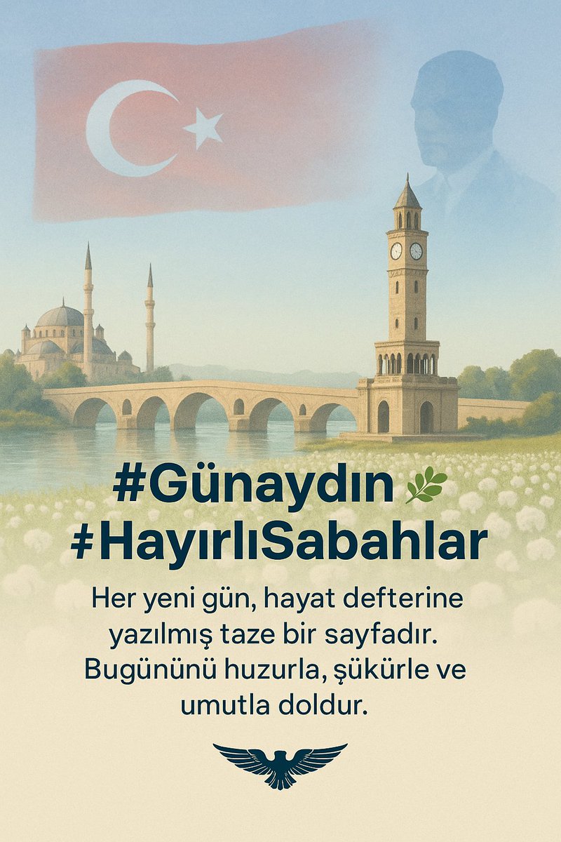 🌞🕊️
“#Günaydın 🌿 #HayırlıSabahlar
Her yeni gün, hayat defterine yazılmış taze bir sayfadır. Bugününü huzurla, şükürle ve umutla doldur.”