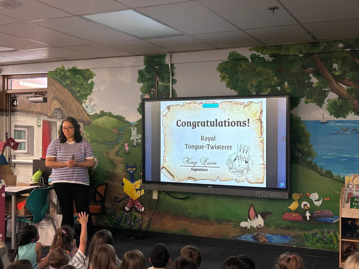 Islands Elementary now has 200 Royal Tongue-Twisterers. 

Thanks for having me!