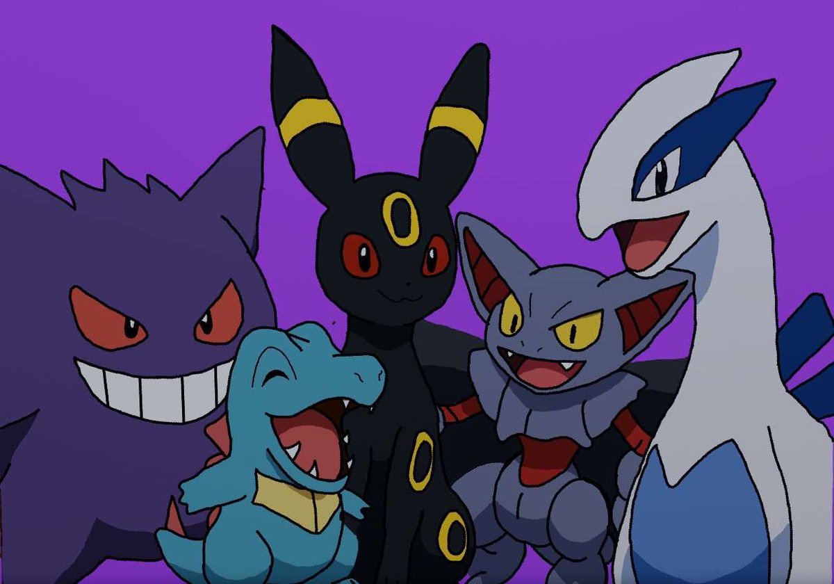 I have a friend who knows nothing about pokemon but has watched me play ptcgl and she asked me my top 5 Pokemon and drew me this