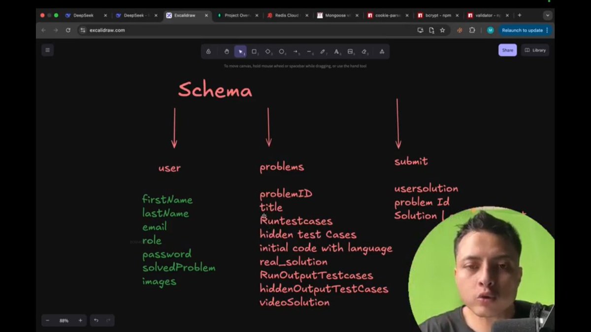 savita_gurjar30's tweet image. Topic: MegaProject: Leetcode
@rohit_negi9

Lecture 01: Leetcode Start
GitHub Repo: github.com/savigurjar/Lee…

#LeetCodeProject #DSA #NodeJSBackend 
 #ScalableBackend #APIDevelopment 
#MegaProjectSeries #CoderArmy #RohitNegiBhaiya
