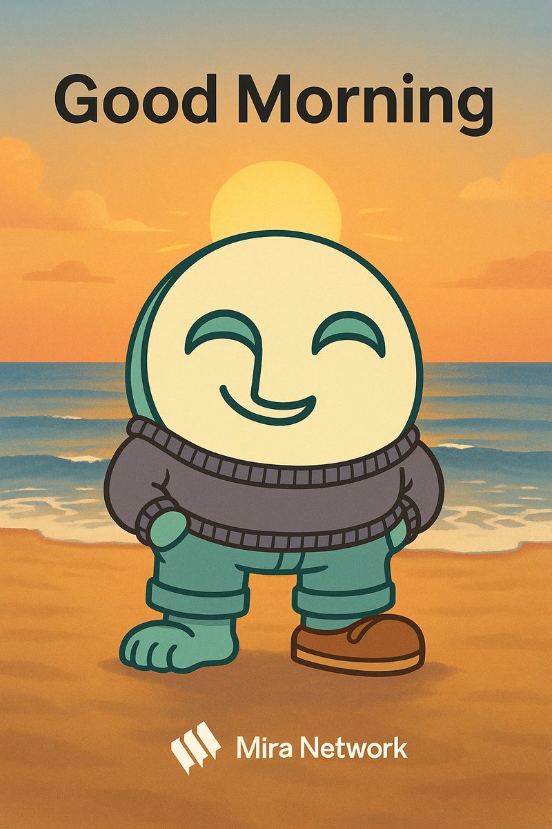 🌅 Good Morning from Veri <a href="/Mira_Network/">Mira</a> 

A new day, a new chance to build trust, clarity, and auditable intelligence with Mira Network. ✨

Let’s make today verifiable. ✅