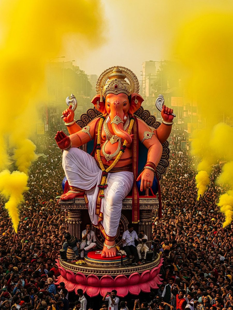 गणेश चतुर्थी : विघ्नहर्ता का पावन आगमन

गणेश जी की इस कथा को अंत तक अवश्य पढ़े 🧵 

भारत भूमि पर्व–त्योहारों की भूमि है। हर ऋतु, हर मास, हर पक्ष हमें किसी न किसी उत्सव का निमन्त्रण देता है। किन्तु इन सबमें जो पर्व विशेष भाव और उल्लास से मनाया जाता है, वह है गणेश चतुर्थी।