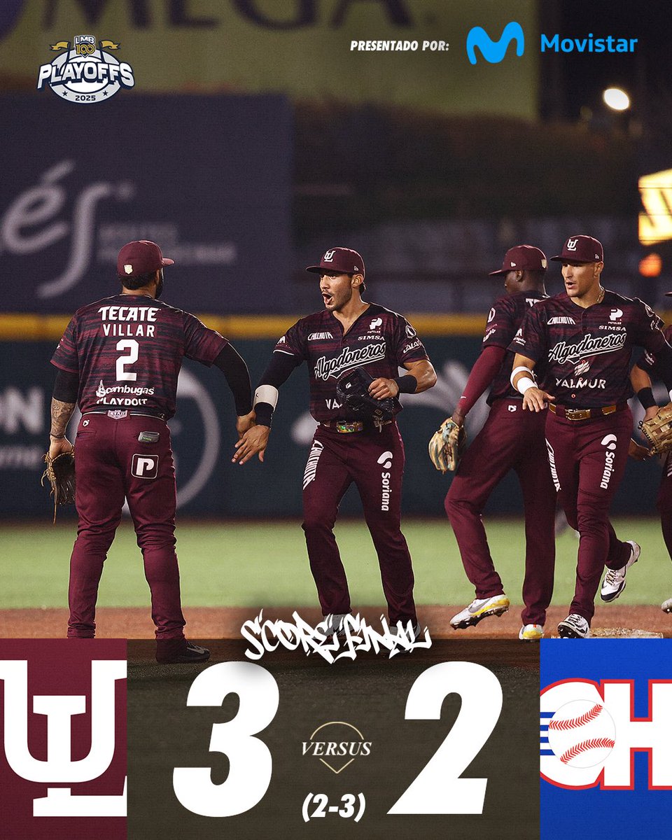Algodoneros vs. Charros: Resultado y resumen - Juego 5 HOY Playoffs LMB 2025