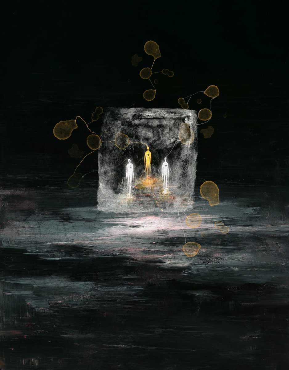 Gm friends! Happy day to all! 🙌
Let me remind you that I have a mystical-metaphysical piece on <a href="/objktcom/">objkt</a> 

Return Point.
Where light and shadow, past and present converge, you meet yourself anew.

6/10, 5 tez