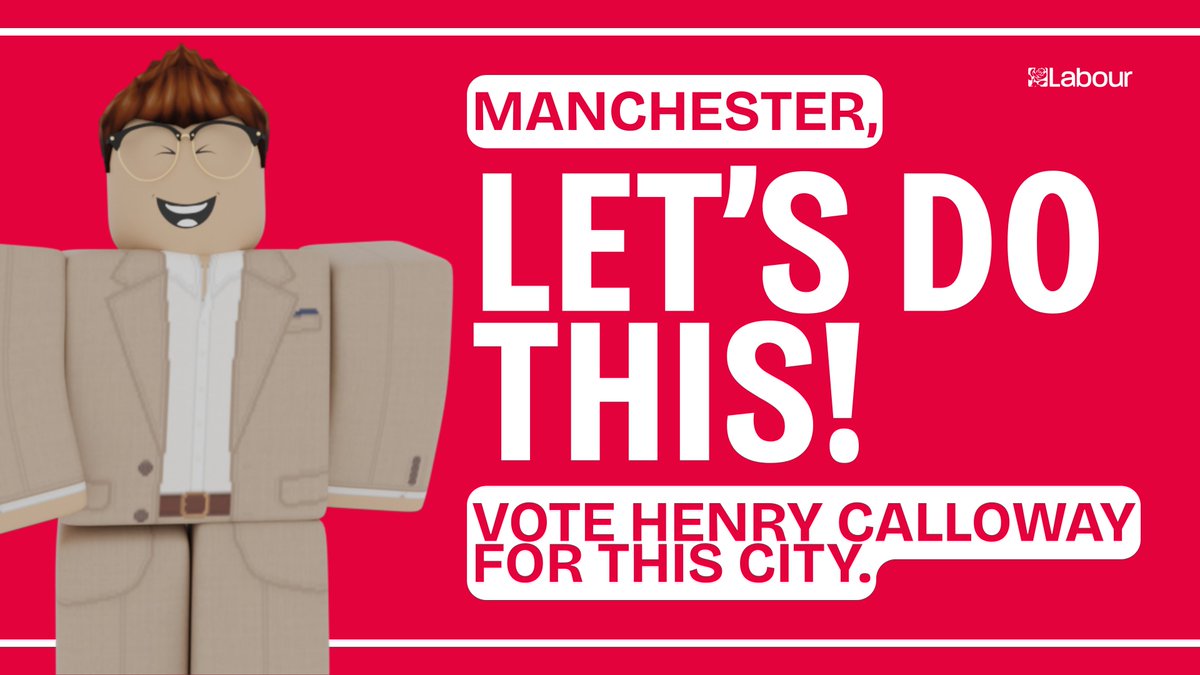 Together we can. Manchester, I have made our 3 Goals, that shall make sure that our city remains great!

Powering Manchester Forward.
Vote Henry.