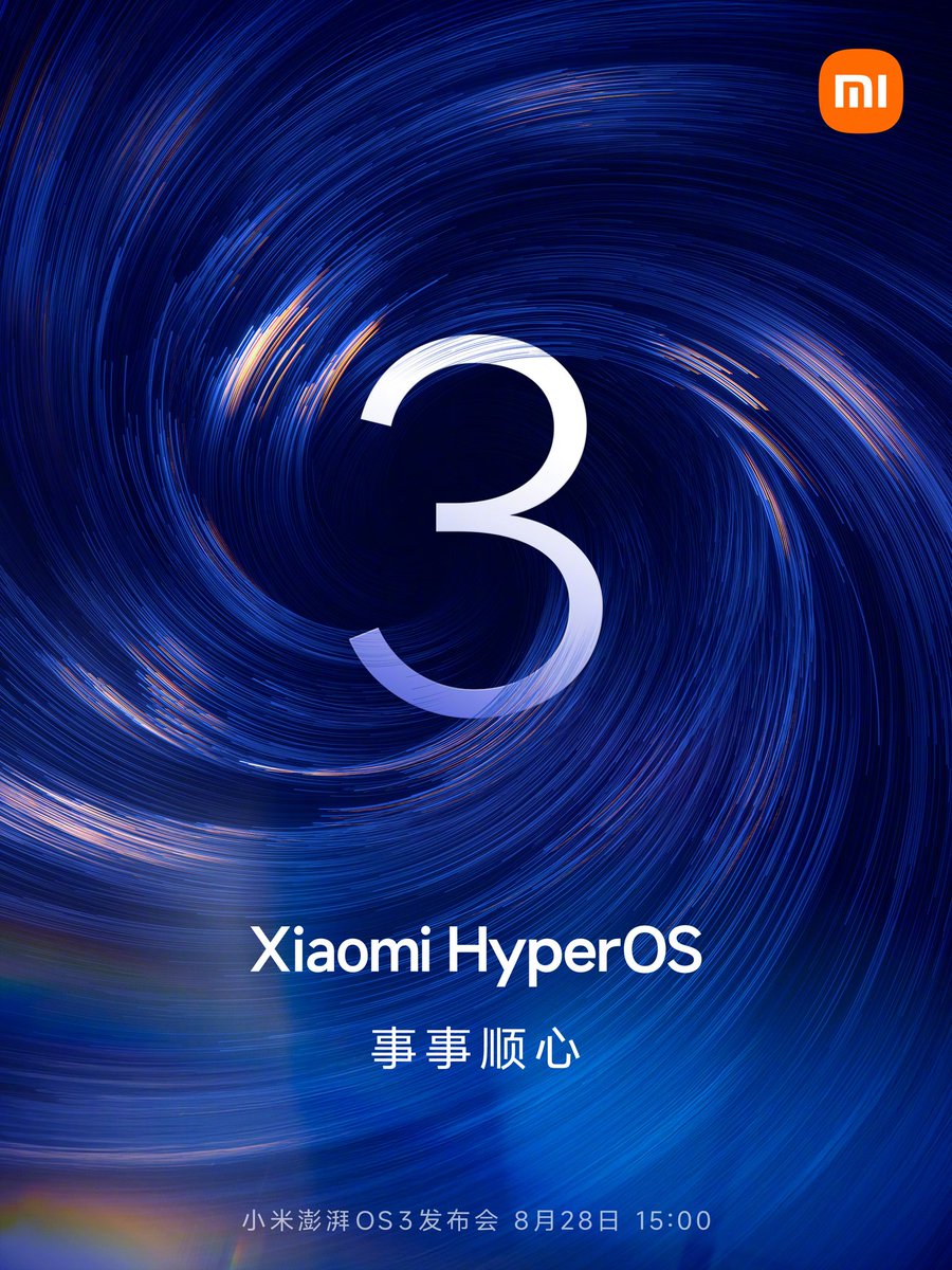 Alpertcr7's tweet image. Tomorrow! #HyperOS3 #Xiaomi