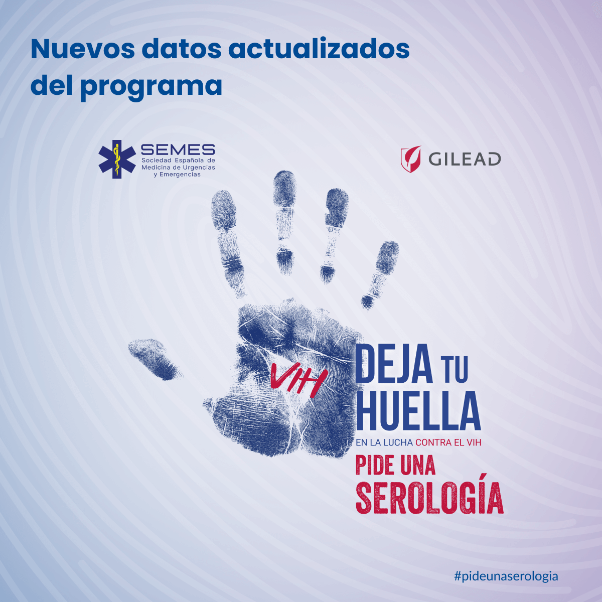 Mantente informado en la lucha contra el VIH. Nuevos datos actualizados del programa Deja tu huella. Visita la web: dejatuhuella.semes.org